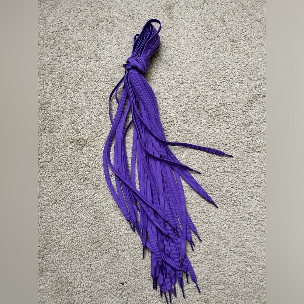 A Pair Of Purple Shoestrings/Shoelaces